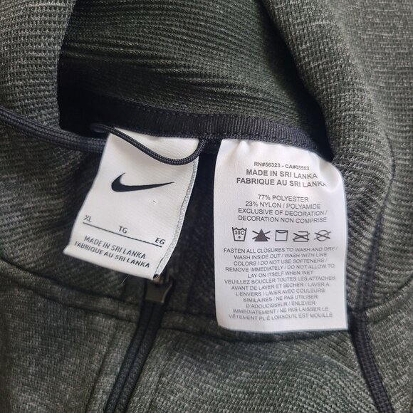 NEW Nike Womens Tech Fleece Kenya Hoodie Jacket CT4116-001 Size XL Gray - Picture 3 of 4